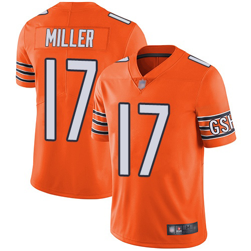 Chicago Bears Limited Orange Men Anthony Miller Alternate Jersey NFL Football #17 Vapor Untouchable->youth nfl jersey->Youth Jersey